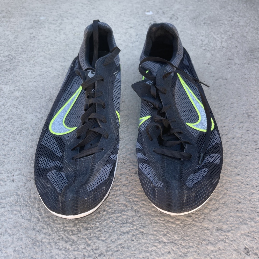 Nike Zoom Rival XC Cross Country Spikes Grey & Volt Yellow Mesh Without Spikes
